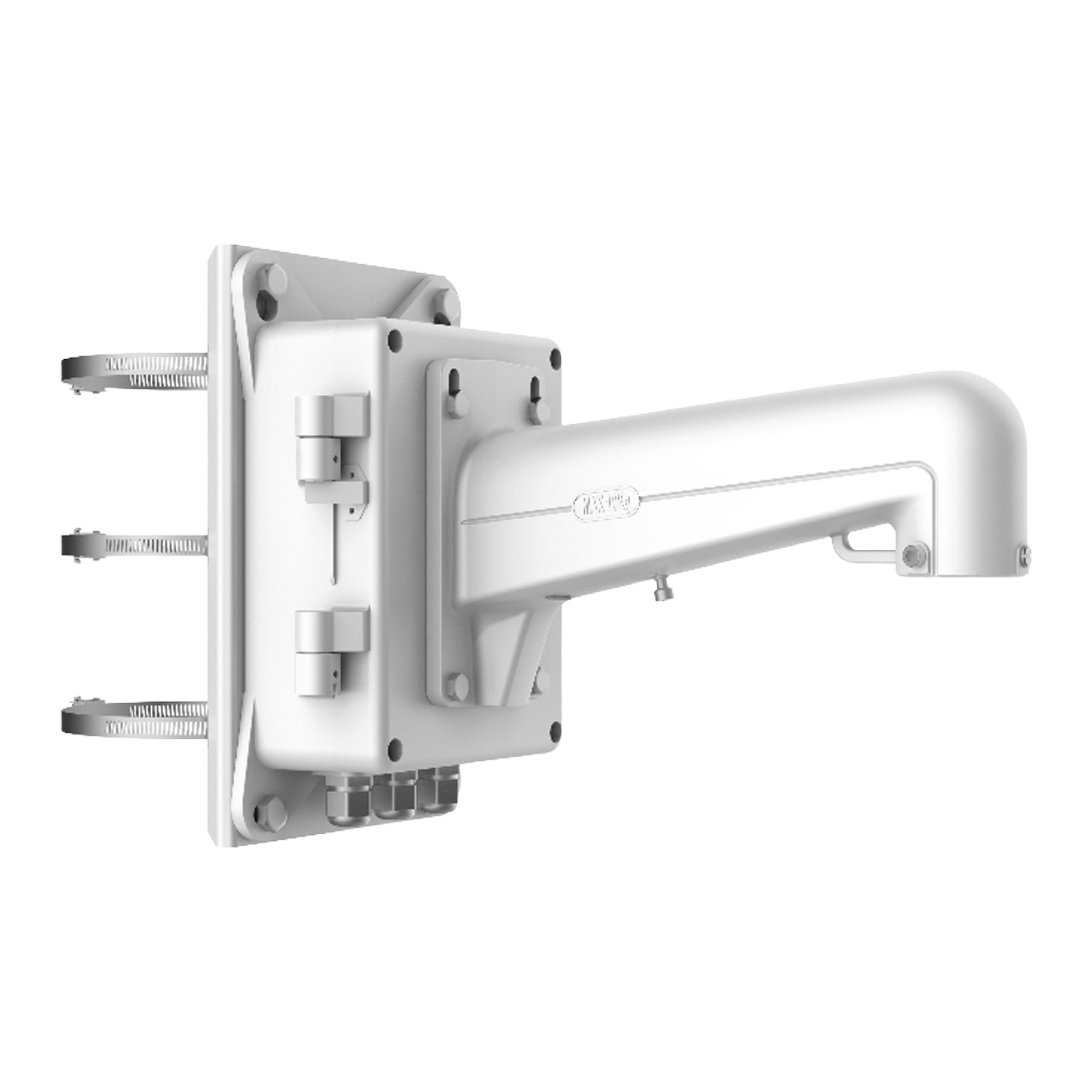 DS-1602ZJ-BOX-POLE|Montaje de Poste con Caja de Conexión para Domos PTZ / Uso en Exterior